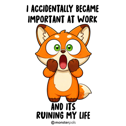 “Accidentally Important” Vinyl Sticker
