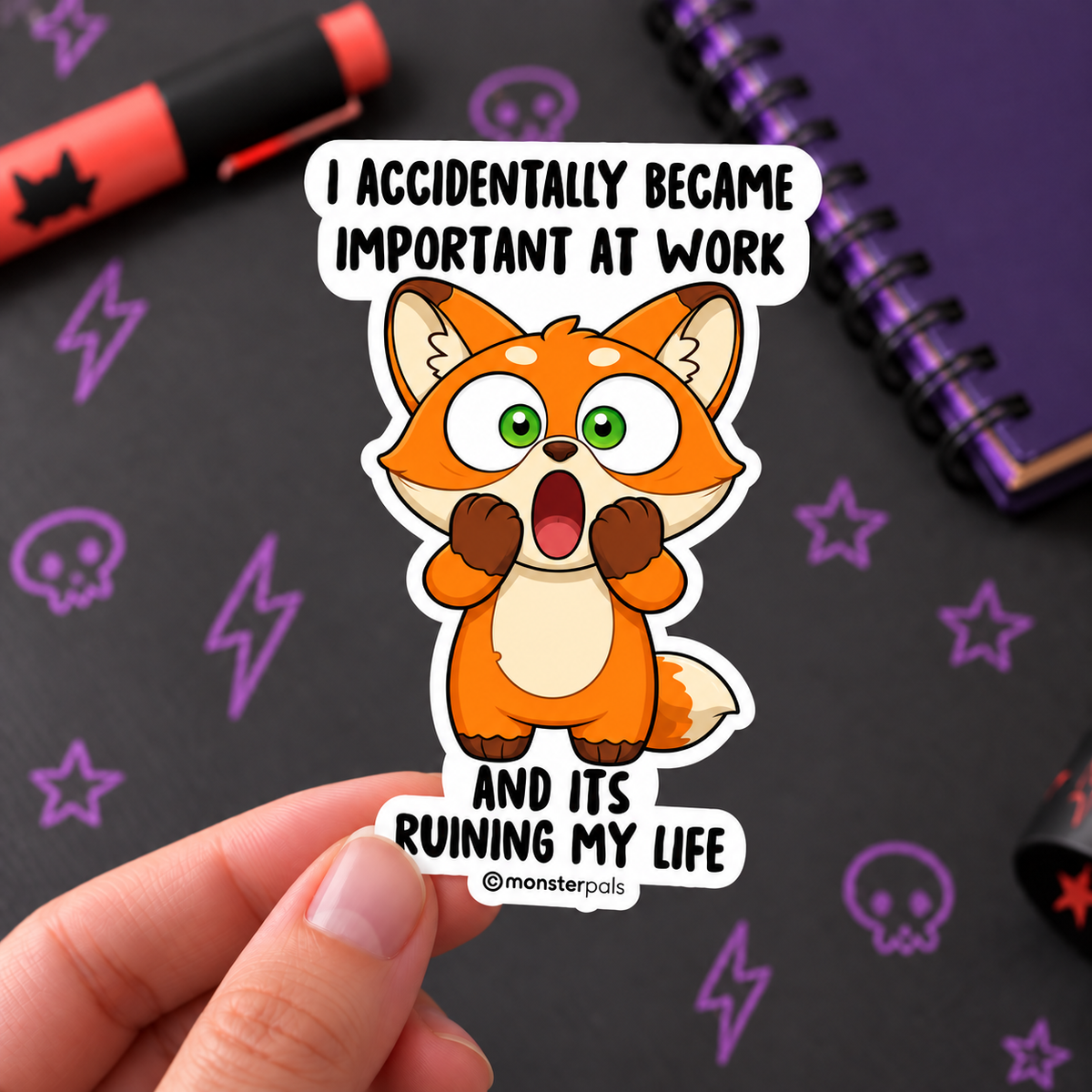 “Accidentally Important” Vinyl Sticker
