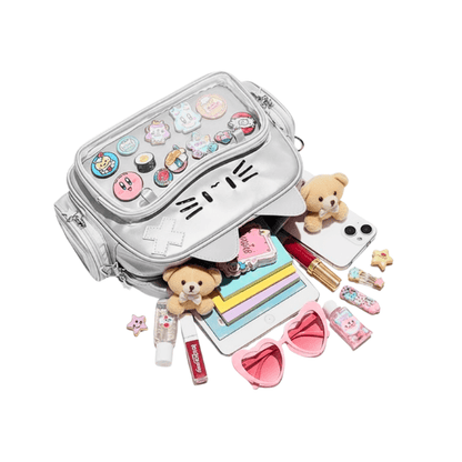 Silver Cat Display Bag