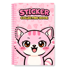 Sticker Collecting Book Cat