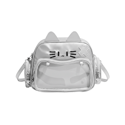 Silver Cat Display Bag