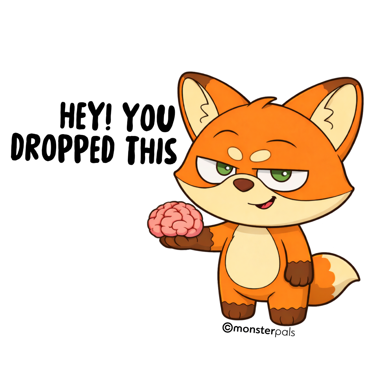 “Hey! You dropped this” Vinyl Sticker