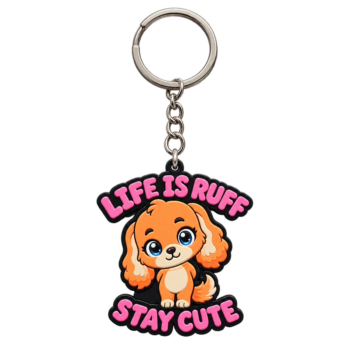 Maple Life Is Ruff Keychain