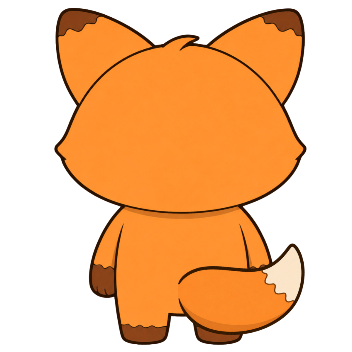 Clover the Grumpy Fox Keychain