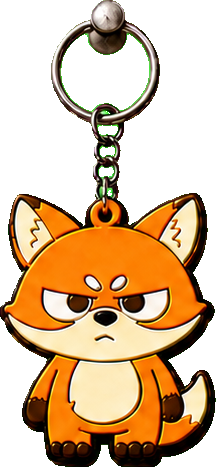 Fox keychain