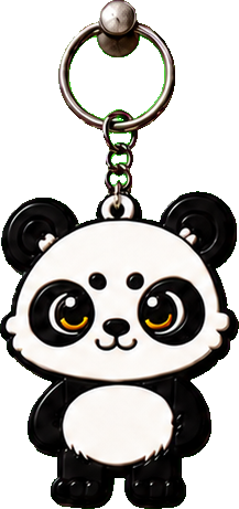 Panda keychain